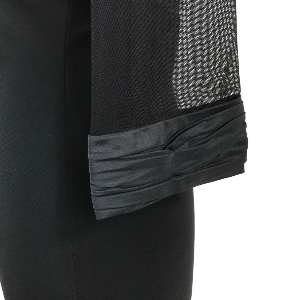 Nicole Bakti Black Maxi Dress Medium 3/4 Sleeves - Picture 7 of 8